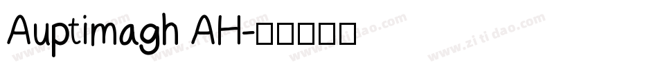 Auptimagh AH字体转换